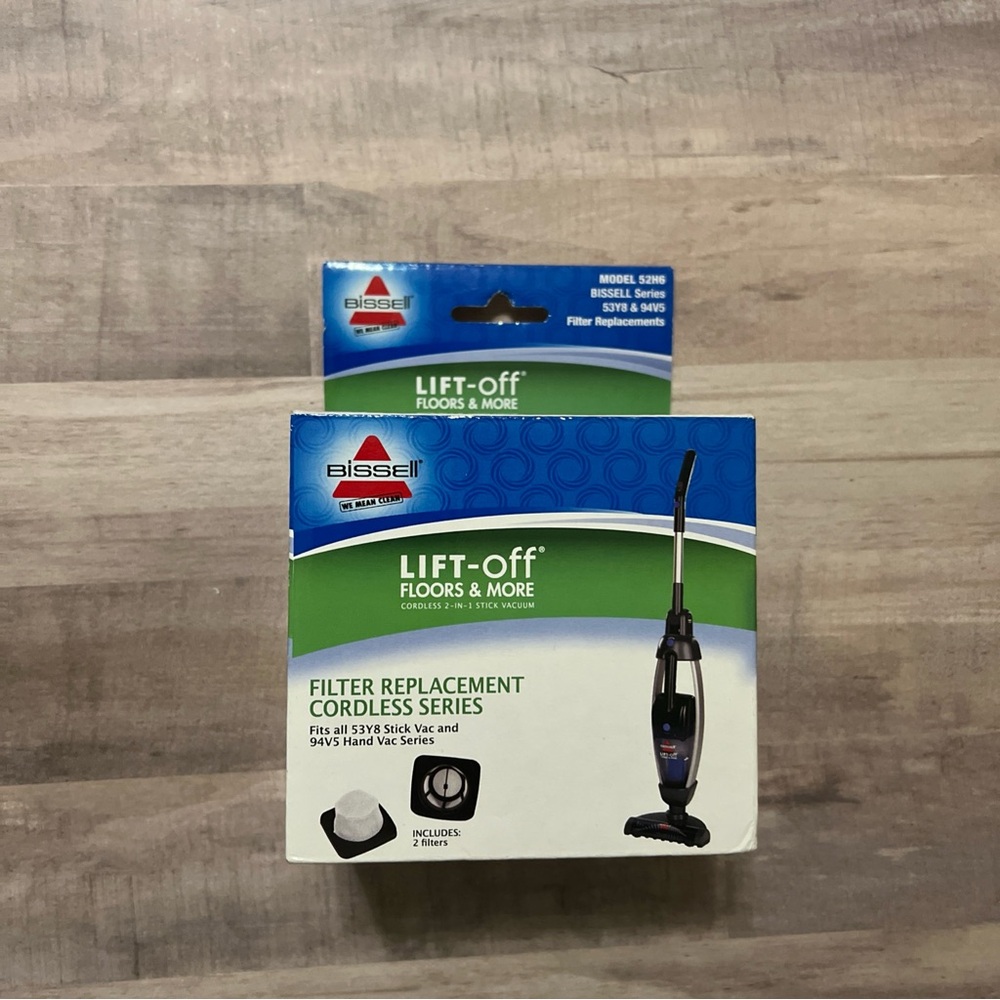 Bissell Lift-Off Filter Replacement Cordless Series 2 Pack For 53Y8 & 94V5